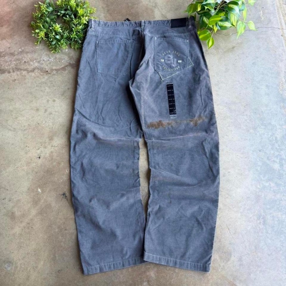 Vintage 90s Sean John grey baggy corduroy jeans